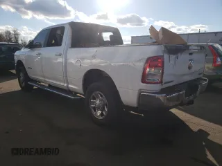 2021 Ram 2500 Big Horn with VIN 3C6UR5DJ0MG552419, listed as a Copart auction lot 80180364 with 0 mi miles and Salvage Title. Bid and sale history available at carsss.com. Image 2.