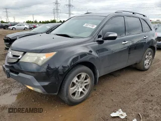 2007 Acura MDX z VIN 2HNYD28257H510594, wystawiony jako Copart lot #58019795 z przebiegiem 157 656 mil mil oraz Szkoda całkowita • Salvage title. Historia ofert i sprzedaży dostępna na DreamBid. Obrazek 1.