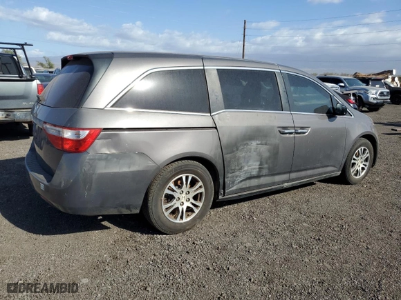 2012 Honda Odyssey EX with VIN 5FNRL5H49CB051859, listed as a Copart auction lot 74711394 with 0 mi miles and Non Repairable. Bid and sale history available at carsss.com. Image 3.