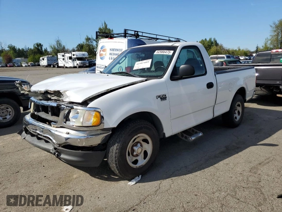 2002 Ford F-150 XL with VIN 1FTRF17W92NB42259, listed as a Copart auction lot 52986475 with 117,746 mi miles and Salvage title. Bid and sale history available at DreamBid. Image 1.