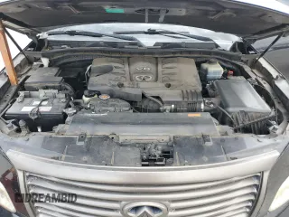 2013 Infiniti QX56 with VIN JN8AZ2NE2D9040452, listed as a Copart auction lot 55810675 with 219,713 mi miles and Clean Title. Bid and sale history available at DreamBid. Image 12.