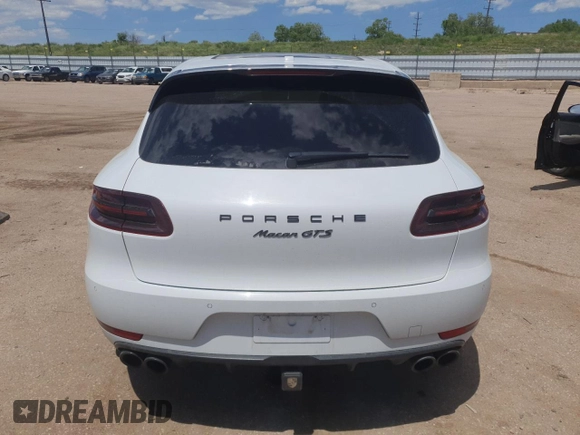 2017 Porsche Macan GTS with VIN WP1AG2A51HLB53890, listed as a Copart auction lot 60327315 with 64,446 mi miles and Salvage title. Bid and sale history available at DreamBid. Image 6.
