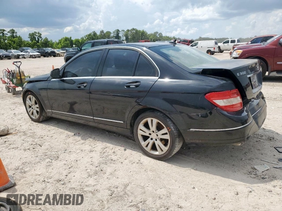 2009 Mercedes-Benz C 300 Sport with VIN WDDGF54X79F266942, listed as a Copart auction lot 61932745 with 190,447 mi miles and Salvage title. Bid and sale history available at DreamBid. Image 2.