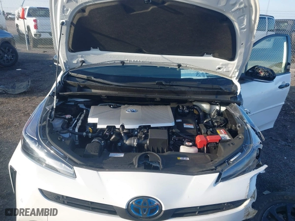 2022 Toyota Prius LE with VIN JTDL9MFU4N3037305, listed as a IAAI auction lot 41596423 with 60,775 mi miles. Bid and sale history available at carsss.com. Image 10.