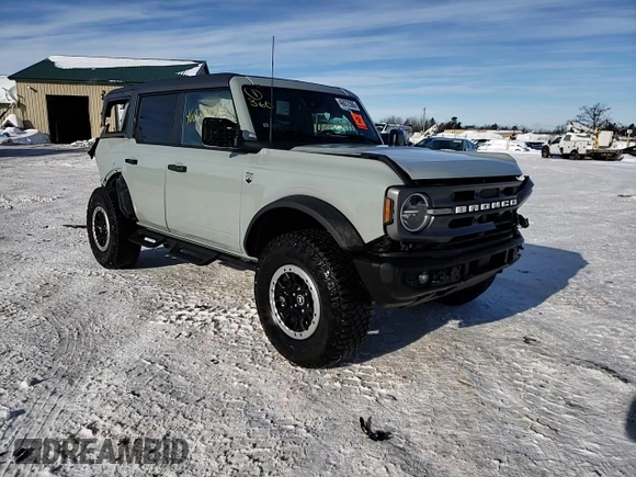 2024 Ford Bronco Big Bend with VIN 1FMDE7BH2RLA40943, listed as a Copart auction lot 46072505 with 17,077 mi miles and Non Repairable. Bid and sale history available at DreamBid. Image 12.
