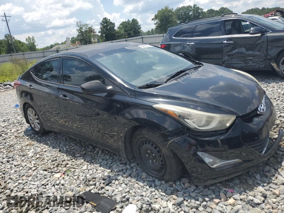 2015 Hyundai Elantra SE with VIN 5NPDH4AE6FH601629, listed as a Copart auction lot 65636335 with Not provided miles and Clean title. Bid and sale history available at DreamBid. Image 4.