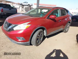 2016 Nissan Murano S with VIN 5N1AZ2MH8GN133376, listed as a IAAI auction lot 41373139 with 162,905 mi miles and . Bid and sale history available at DreamBid. Image 17.