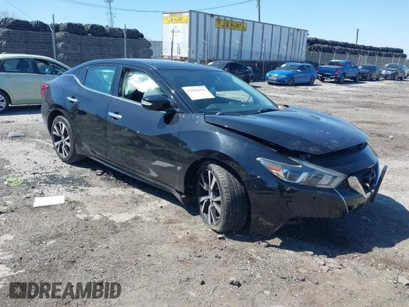 2018 Nissan Maxima SV with VIN 1N4AA6AP1JC366118, listed as a IAAI auction lot 42000358 with Not Provided miles and . Bid and sale history available at DreamBid. Image 1.
