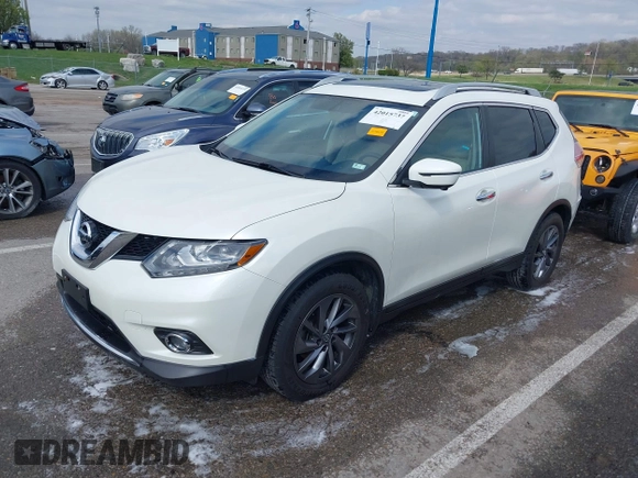 2016 Nissan Rogue SL with VIN 5N1AT2MTXGC807688, listed as a IAAI auction lot 42015737 with 89,849 mi miles. Bid and sale history available at carsss.com. Image 17.