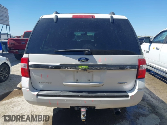 2015 Ford Expedition Max Limited with VIN 1FMJK1KT6FEF49821, listed as a IAAI auction lot 41825240 with 180,460 mi miles. Bid and sale history available at carsss.com. Image 17.