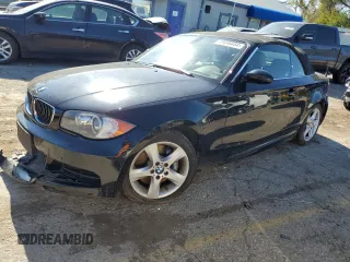 2009 BMW 1 Series 135i with VIN WBAUN93509VK40922, listed as a Copart auction lot 79446454 with 107,083 mi miles and Salvage Title. Bid and sale history available at DreamBid. Image 1.