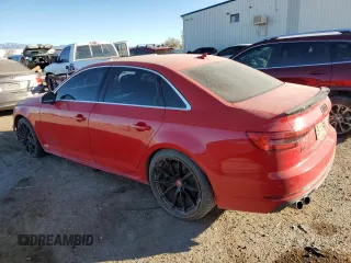 2017 Audi A4 Premium Plus with VIN WAULNAF42HN013844, listed as a Copart auction lot 88176795 with 0 mi miles and Clean Title. Bid and sale history available at carsss.com. Image 2.