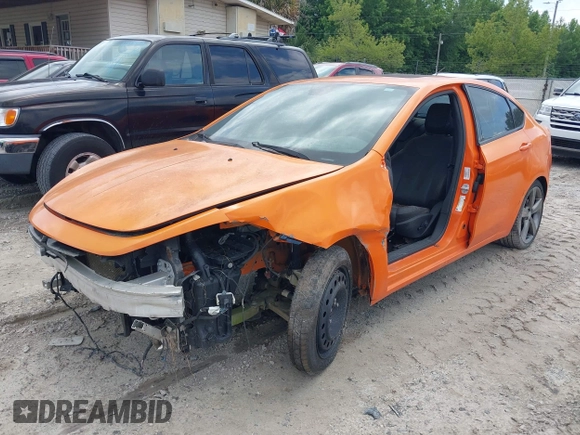 2014 Dodge Dart GT with VIN 1C3CDFEB8ED741922, listed as a IAAI auction lot 42388107 with Not provided miles and . Bid and sale history available at DreamBid. Image 2.