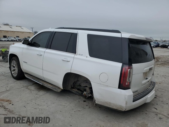 2019 GMC Yukon SLE with VIN 1GKS2AKC5KR386739, listed as a Copart auction lot 44595045 with 80,893 mi miles and Salvage Title. Bid and sale history available at carsss.com. Image 2.
