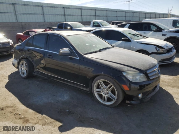 2009 Mercedes-Benz C-Class 3.0L Sport with VIN WDDGF54X59F206058, listed as a Copart auction lot 47307685 with 0 mi miles and Clean Title. Bid and sale history available at carsss.com. Image 4.