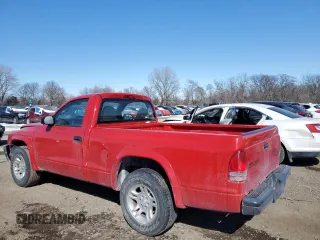 2003 Dodge Dakota with VIN 1D7FL16X93S294055, listed as a Copart auction lot 45954825 with 99,816 mi miles and Salvage Title. Bid and sale history available at carsss.com. Image 2.