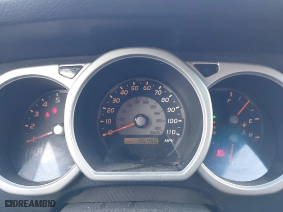 2005 Toyota 4Runner SR5 with VIN JTEBU14R850075897, listed as a IAAI auction lot 41744928 with 195,455 mi miles. Bid and sale history available at carsss.com. Image 7.