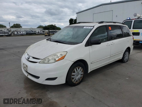 2006 Toyota Sienna CE with VIN 5TDZA23C96S563804, listed as a Copart auction lot 54916745 with 191,218 mi miles and Clean Title. Bid and sale history available at DreamBid. Image 1.