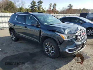 2019 GMC Acadia SLT with VIN 1GKKNULSXKZ254333, listed as a Copart auction lot 51206995 with 48,119 mi miles and Salvage Title. Bid and sale history available at DreamBid. Image 4.