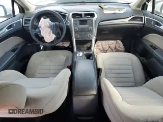 2017 Ford Fusion S with VIN 3FA6P0G71HR286791, listed as a Copart auction lot 46857305 with 0 mi miles and Salvage Title. Bid and sale history available at carsss.com. Image 8.