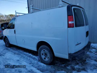 2018 Chevrolet Express Cargo with VIN 1GCWGAFP4J1280498, listed as a Copart auction lot 45062875 with 173,576 mi miles and Clean title. Bid and sale history available at DreamBid. Image 2.