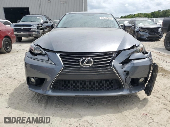 2014 Lexus IS 250 with VIN JTHBF1D20E5005622, listed as a Copart auction lot 54598975 with 107,547 mi miles and Salvage Title. Bid and sale history available at carsss.com. Image 5.