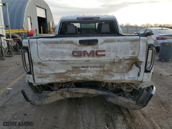 2022 GMC Sierra 1500 Limited SLT with VIN 3GTU9DET8NG214769, listed as a Copart auction lot 85022324 with 39,819 mi miles and Salvage Title. Bid and sale history available at carsss.com. Image 6.