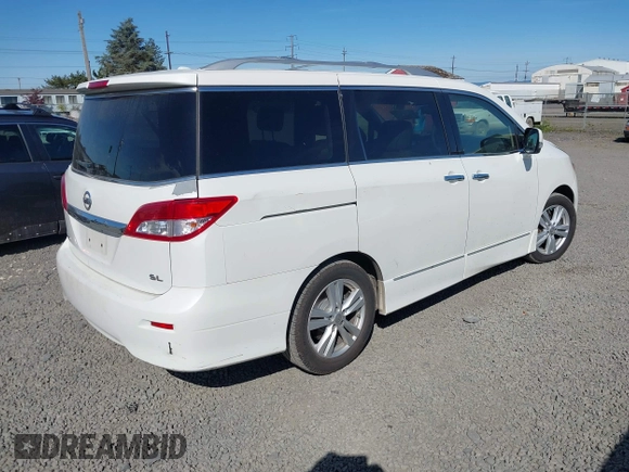 2012 Nissan Quest LE z VIN JN8AE2KPXC9048170, wystawiony jako IAAI lot #42194914 z przebiegiem 209 574 mil mil oraz . Historia ofert i sprzedaży dostępna na DreamBid. Obrazek 4.