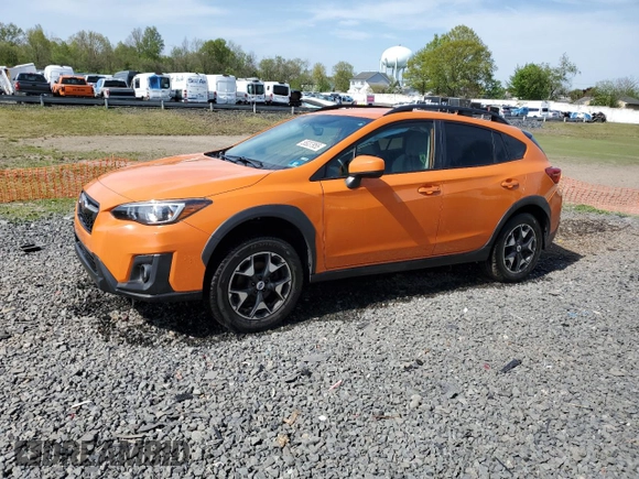 2018 Subaru Crosstrek Premium z VIN JF2GTABC5J9274277, wystawiony jako Copart lot #55037955 z przebiegiem 166 433 mil mil oraz Szkoda całkowita • Salvage title. Historia ofert i sprzedaży dostępna na DreamBid. Obrazek 1.