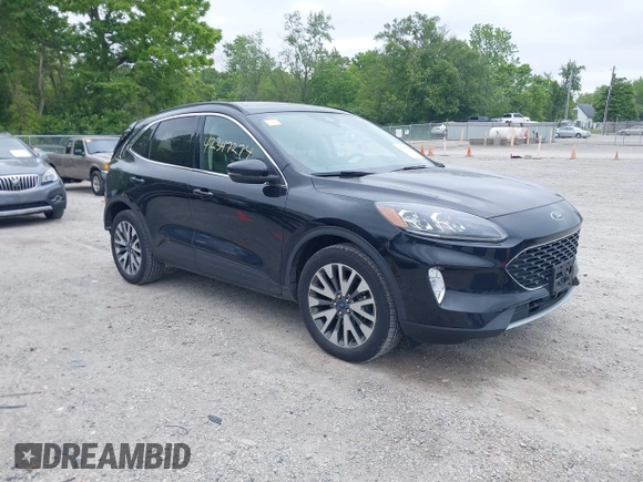 2020 Ford Escape Titanium with VIN 1FMCU9J97LUA35212, listed as a IAAI auction lot 42347274 with 50,419 mi miles and . Bid and sale history available at DreamBid. Image 1.