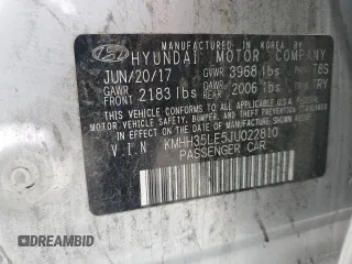 2018 Hyundai Elantra z VIN KMHH35LE5JU022810, wystawiony jako Copart lot #56599225 z przebiegiem 61 483 mil mil oraz Szkoda całkowita • Salvage title. Historia ofert i sprzedaży dostępna na DreamBid. Obrazek 12.