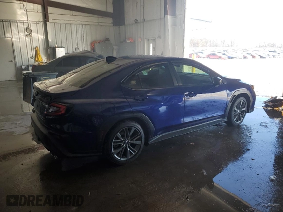 2024 Subaru WRX with VIN JF1VBAB60R9816096, listed as a Copart auction lot 45476615 with 5,291 mi miles and Salvage Title. Bid and sale history available at carsss.com. Image 3.