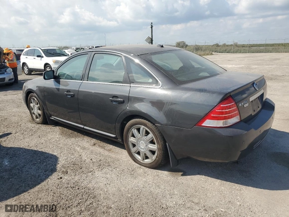2007 Mercury Montego Premier with VIN 1MEHM42177G609414, listed as a Copart auction lot 74783944 with 0 mi miles and Salvage Title. Bid and sale history available at carsss.com. Image 2.