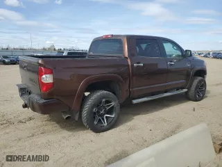 2015 Toyota Tundra 4WD Truck Platinum with VIN 5TFAY5F14FX438207, listed as a Copart auction lot 52706155 with 156,683 mi miles and Clean Title. Bid and sale history available at carsss.com. Image 3.