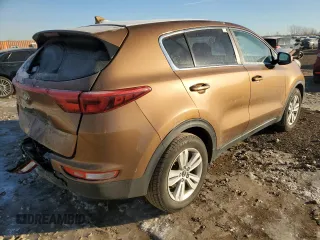 2018 Kia Sportage LX with VIN KNDPM3ACXJ7475015, listed as a Copart auction lot 87910845 with 139,946 mi miles and Salvage Title. Bid and sale history available at DreamBid. Image 3.