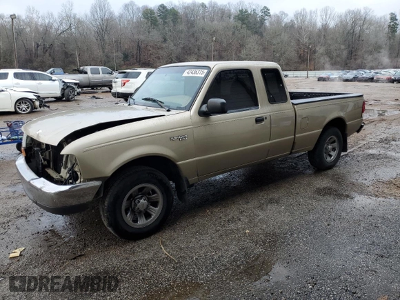 2000 Ford Ranger XL with VIN 1FTYR14V1YTA25925, listed as a Copart auction lot 42436315 with 199,952 mi miles and Salvage Title. Bid and sale history available at DreamBid. Image 1.