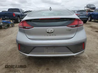 2022 Hyundai Ioniq Blue with VIN KMHC65LC0NU284899, listed as a Copart auction lot 51975395 with 96,100 mi miles and Salvage title. Bid and sale history available at DreamBid. Image 6.