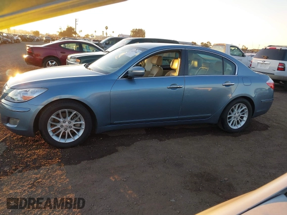 2009 Hyundai Genesis with VIN KMHGC46E19U043618, listed as a IAAI auction lot 41675082 with 108,568 mi miles and . Bid and sale history available at DreamBid. Image 14.