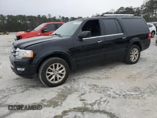 2017 Ford Expedition EL Limited with VIN 1FMJK1KT6HEA27242, listed as a Copart auction lot 41747245 with 165,836 mi miles and Salvage Title. Bid and sale history available at carsss.com. Image 1.