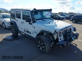2018 Jeep Wrangler JK Unlimited Sport S with VIN 1C4BJWDG8JL908180, listed as a IAAI auction lot 41377025 with 70,209 mi miles. Bid and sale history available at carsss.com. Image 1.