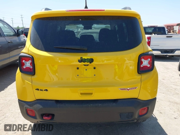 2023 Jeep Renegade Trailhawk with VIN ZACNJDC14PPP66216, listed as a IAAI auction lot 42000920 with 36,048 mi miles and . Bid and sale history available at DreamBid. Image 16.