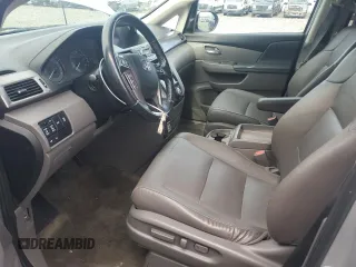 2015 Honda Odyssey Touring Elite with VIN 5FNRL5H99FB019686, listed as a Copart auction lot 53209595 with 72,046 mi miles and Clean title. Bid and sale history available at DreamBid. Image 7.