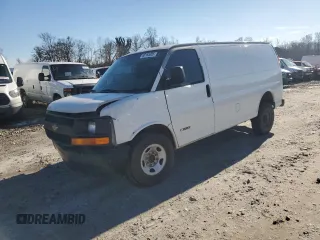 2005 Chevrolet Express Cargo Y3H Paratransit z VIN 1GCGG25U651131128, wystawiony jako Copart lot #88165385 z przebiegiem 319 645 mil mil oraz Szkoda całkowita • Salvage title. Historia ofert i sprzedaży dostępna na DreamBid. Obrazek 1.