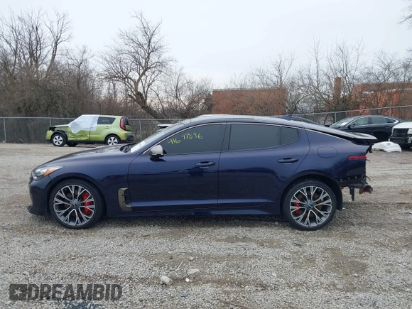 2020 Kia Stinger GT with VIN KNAE35LC4L6084421, listed as a IAAI auction lot 41697896 with 51,191 mi miles. Bid and sale history available at carsss.com. Image 15.