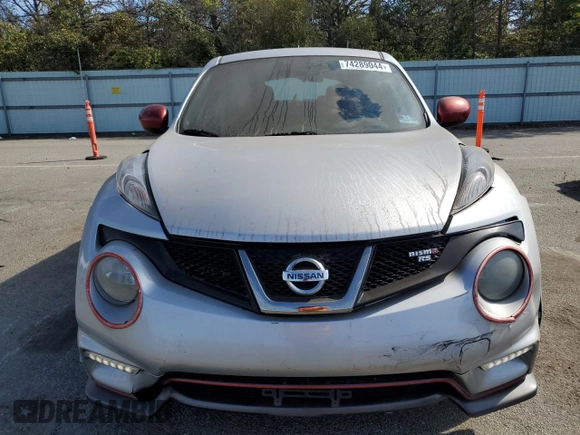 2014 Nissan Juke NISMO RS with VIN JN8DF5MV1ET150180, listed as a Copart auction lot 74289044 with 142,268 mi miles and Salvage Title. Bid and sale history available at carsss.com. Image 5.
