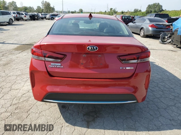 2020 Kia Optima Hybrid EX with VIN KNAGU4LE8L5037660, listed as a Copart auction lot 71969784 with 60,330 mi miles and Salvage Title. Bid and sale history available at carsss.com. Image 6.