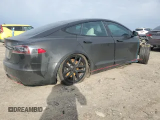 2021 Tesla Model S Long Range z VIN 5YJSA1E5XMF435213, wystawiony jako Copart lot #43395365 z przebiegiem Nie podano mil oraz Szkoda całkowita • Salvage title. Historia ofert i sprzedaży dostępna na DreamBid. Obrazek 3.