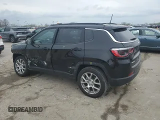 2024 Jeep Compass Latitude Lux with VIN 3C4NJDFN7RT121993, listed as a Copart auction lot 51472985 with 8,457 mi miles and Salvage title. Bid and sale history available at DreamBid. Image 2.