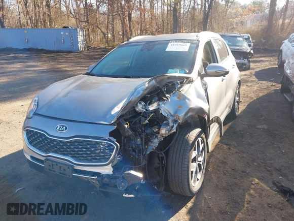 2021 Kia Sportage EX with VIN KNDPNCAC8M7854533, listed as a IAAI auction lot 41757662 with 25,051 mi miles and . Bid and sale history available at DreamBid. Image 12.