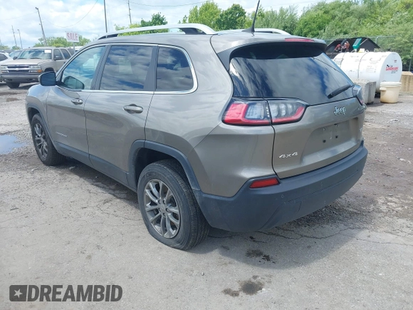 2020 Jeep Cherokee Latitude Plus with VIN 1C4PJMLB1LD569548, listed as a IAAI auction lot 42330117 with 37,897 mi miles and . Bid and sale history available at DreamBid. Image 3.